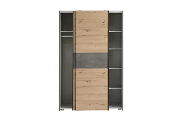 Shipts Garderobe 62x120 cm - Lys Natur/Grå - Oppbevaring - Garderober & garderobesystem