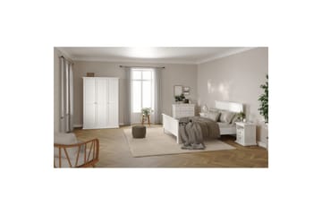 Shoiba Garderobe 138,8x200,6 cm - Hvit - Oppbevaring - Garderober & garderobesystem