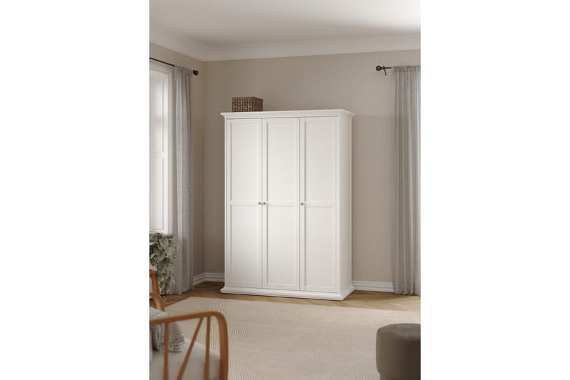 Shoiba Garderobe 138,8x200,6 cm - Hvit - Oppbevaring - Garderober & garderobesystem