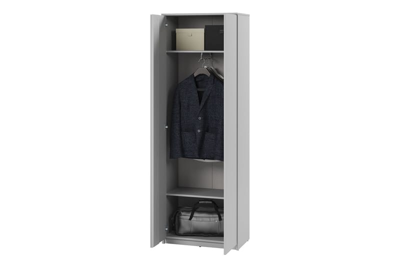 Simply Garderobe 69 cm - Grå - Oppbevaring - Garderober & garderobesystem