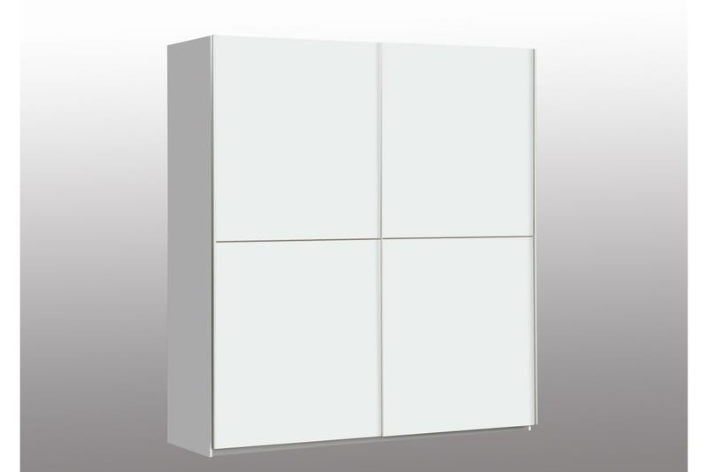 Slosser Garderobe 170x191 cm - Ekstra Hvit - Oppbevaring - Garderober & garderobesystem