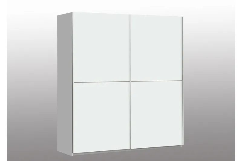 Slosser Garderobe 170x191 cm - Ekstra Hvit - Oppbevaring - Garderober & garderobesystem