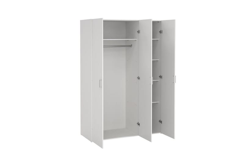 Space Garderobe 116x175 cm - Hvit - Oppbevaring - Garderober & garderobesystem