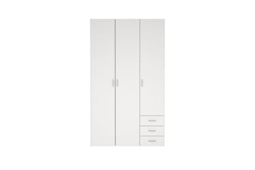 Space Garderobe 116x200 cm - Hvit - Oppbevaring - Garderober & garderobesystem