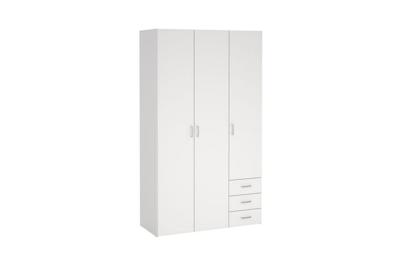 Space Garderobe 116x200 cm - Hvit - Oppbevaring - Garderober & garderobesystem