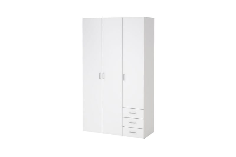 Space Garderobe 116x200 cm - Hvit - Oppbevaring - Garderober & garderobesystem