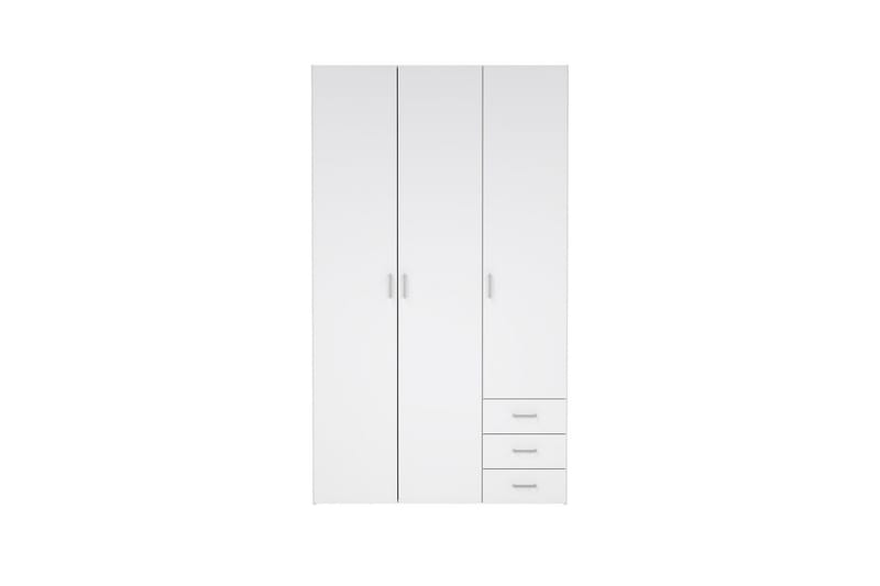 Space Garderobe 116x200 cm - Hvit - Oppbevaring - Garderober & garderobesystem