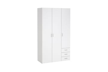 Space Garderobe 116x200 cm - Hvit - Oppbevaring - Garderober & garderobesystem