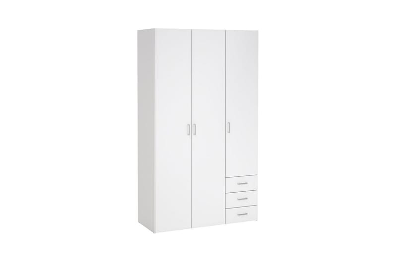 Space Garderobe 116x200 cm - Hvit - Oppbevaring - Garderober & garderobesystem