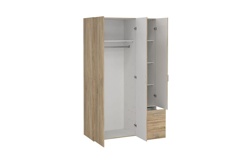 Space Garderobe 116x200 cm - Natur - Oppbevaring - Garderober & garderobesystem