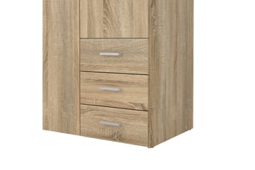 Space Garderobe 116x200 cm - Natur - Oppbevaring - Garderober & garderobesystem
