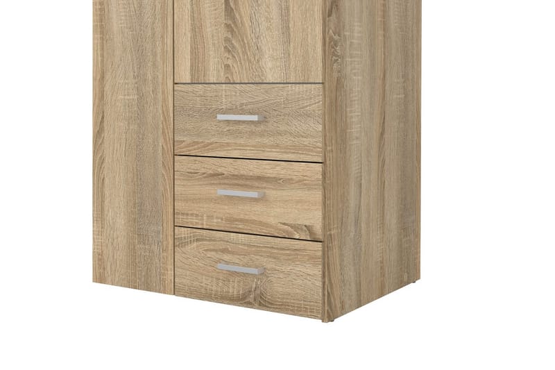 Space Garderobe 116x200 cm - Natur - Oppbevaring - Garderober & garderobesystem