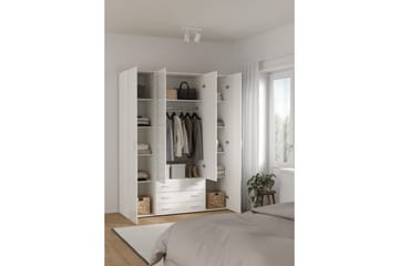 Space Garderobe 154x200 cm - Hvit - Oppbevaring - Garderober & garderobesystem