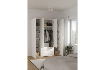 Space Garderobe 154x200 cm - Hvit - Oppbevaring - Garderober & garderobesystem