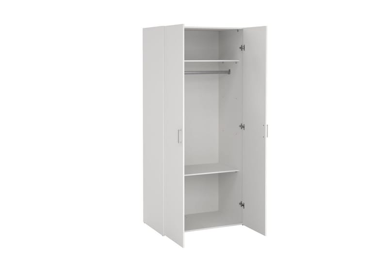 Space Garderobe 78x175 cm - Hvit - Oppbevaring - Garderober & garderobesystem