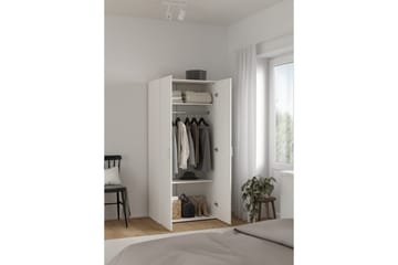 Space Garderobe 78x175 cm - Hvit - Oppbevaring - Garderober & garderobesystem