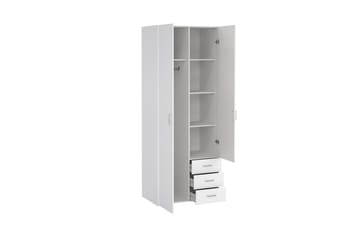 Space Garderobe 78x200 cm - Hvit - Oppbevaring - Garderober & garderobesystem