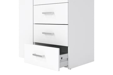 Space Garderobe 78x200 cm - Hvit - Oppbevaring - Garderober & garderobesystem