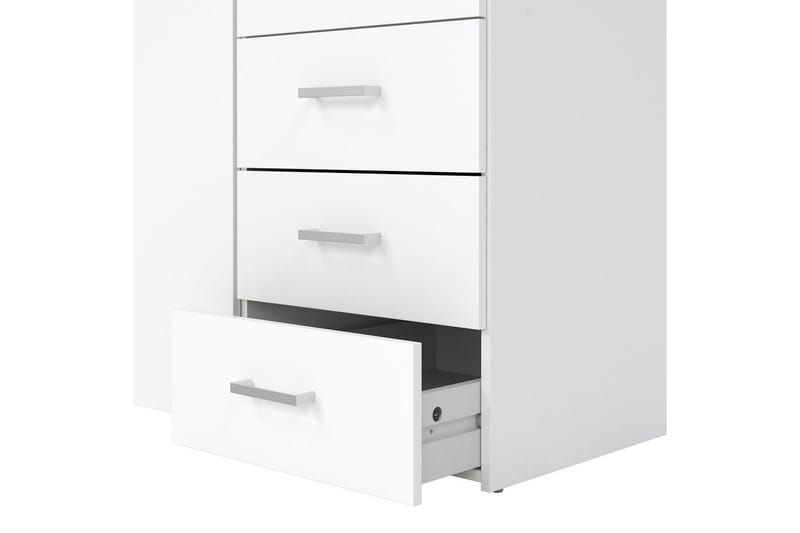 Space Garderobe 78x200 cm - Hvit - Oppbevaring - Garderober & garderobesystem