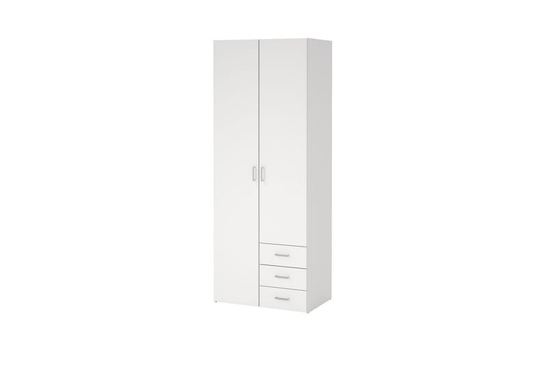 Space Garderobe 78x200 cm - Hvit - Oppbevaring - Garderober & garderobesystem