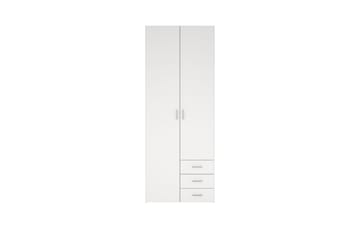 Space Garderobe 78x200 cm - Hvit - Oppbevaring - Garderober & garderobesystem