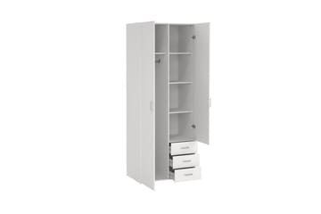 Space Garderobe 78x200 cm - Hvit - Oppbevaring - Garderober & garderobesystem