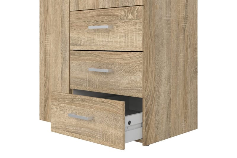 Space Garderobe 78x200 cm - Natur - Oppbevaring - Skap - Oppbevaringsskap