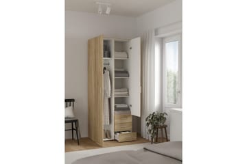 Space Garderobe 78x200 cm - Natur - Oppbevaring - Garderober & garderobesystem