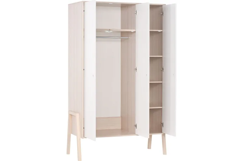 Spot Garderobe Tre / Natur / Hvit - VOX - Oppbevaring - Garderober & garderobesystem