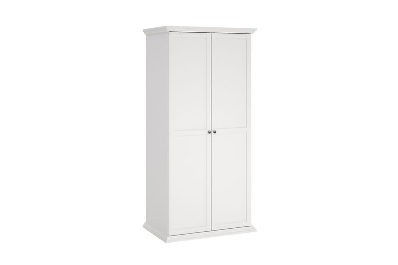 Suneta Garderobe 96x200 cm - Hvit - Oppbevaring - Garderober & garderobesystem