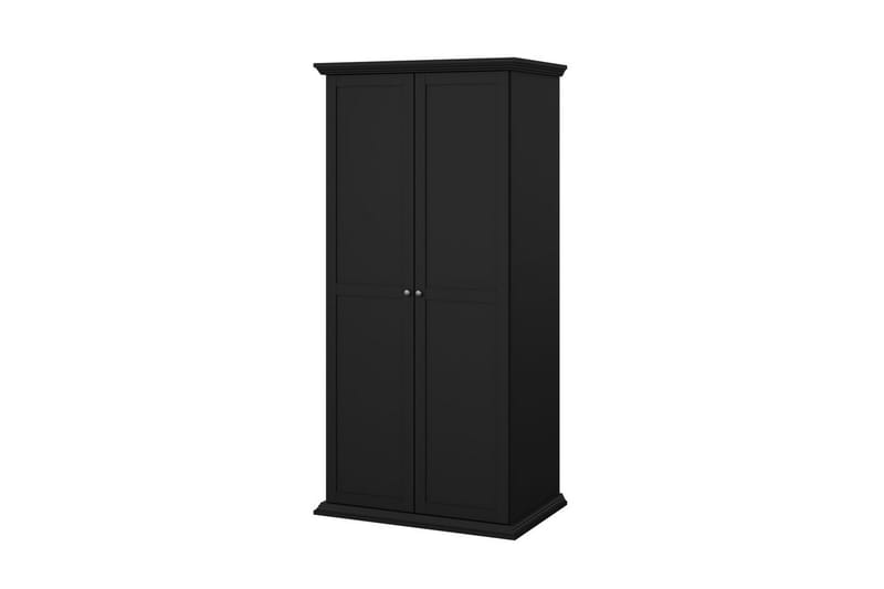 Suneta Garderobe 96x200 cm - Svart - Oppbevaring - Garderober & garderobesystem