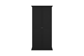 Suneta Garderobe 96x200 cm - Svart - Oppbevaring - Garderober & garderobesystem