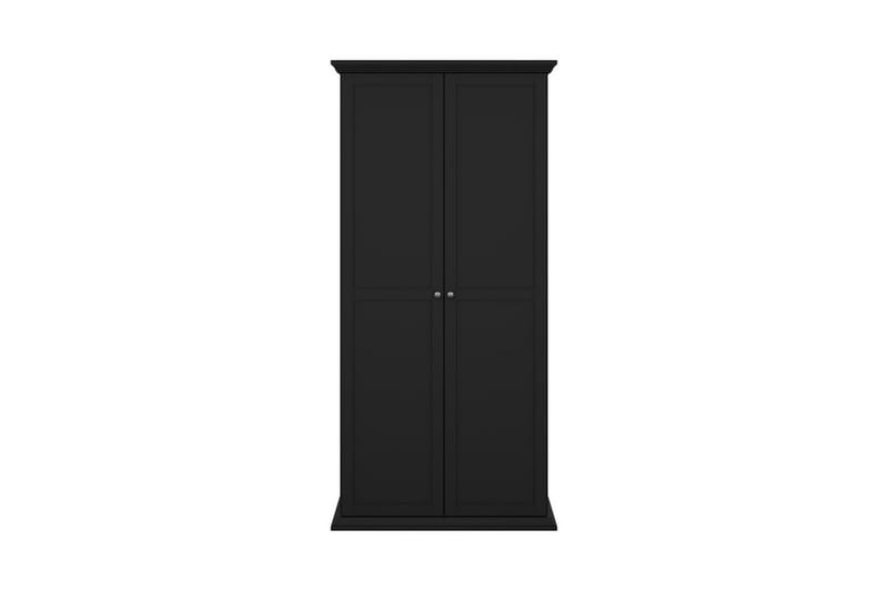 Suneta Garderobe 96x200 cm - Svart - Oppbevaring - Garderober & garderobesystem