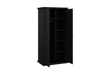 Suneta Garderobe 96x200 cm - Svart - Oppbevaring - Garderober & garderobesystem