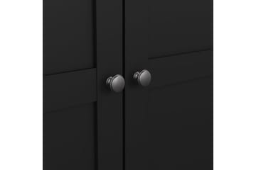 Suneta Garderobe 96x200 cm - Svart - Oppbevaring - Garderober & garderobesystem