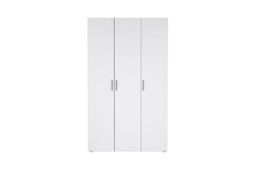 Suntia Garderobe 118x201 cm - Hvit/Natur - Oppbevaring - Garderober & garderobesystem