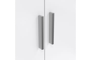 Suntia Garderobe 118x201 cm - Hvit/Natur - Oppbevaring - Garderober & garderobesystem