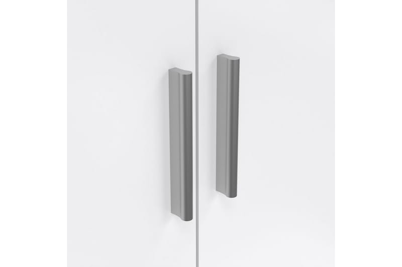 Suntia Garderobe 118x201 cm - Hvit/Natur - Oppbevaring - Garderober & garderobesystem