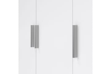 Suntia Garderobe 118x201 cm - Hvit/Natur - Oppbevaring - Garderober & garderobesystem