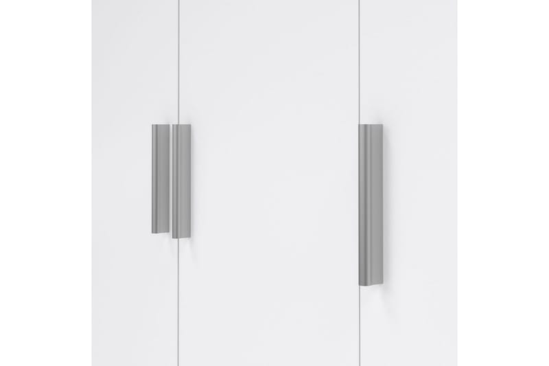 Suntia Garderobe 118x201 cm - Hvit/Natur - Oppbevaring - Garderober & garderobesystem