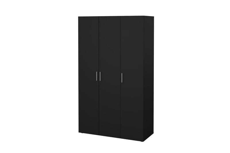 Suntia Garderobe 118x201 cm - Svart - Oppbevaring - Garderober & garderobesystem