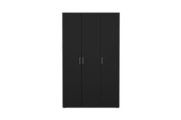 Suntia Garderobe 118x201 cm - Svart - Oppbevaring - Garderober & garderobesystem