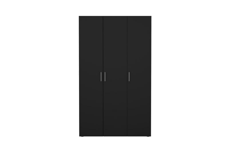 Suntia Garderobe 118x201 cm - Svart - Oppbevaring - Garderober & garderobesystem