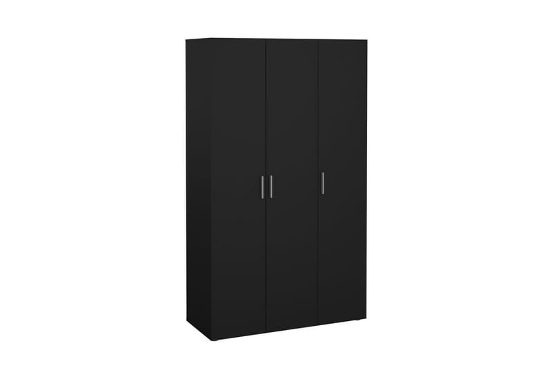 Suntia Garderobe 118x201 cm - Svart - Oppbevaring - Garderober & garderobesystem