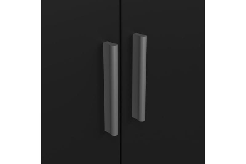 Suntia Garderobe 118x201 cm - Svart - Oppbevaring - Garderober & garderobesystem