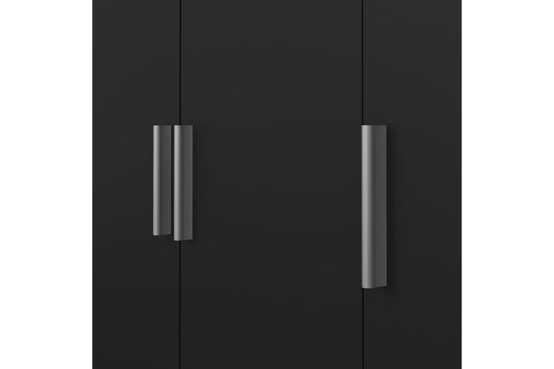 Suntia Garderobe 118x201 cm - Svart - Oppbevaring - Garderober & garderobesystem