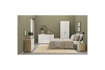 Suntia Garderobe 79x201 cm - Hvit - Oppbevaring - Garderober & garderobesystem