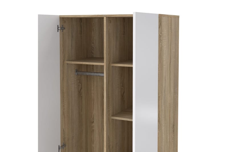 Suntia Garderobe 79x201 cm - Hvit - Oppbevaring - Garderober & garderobesystem