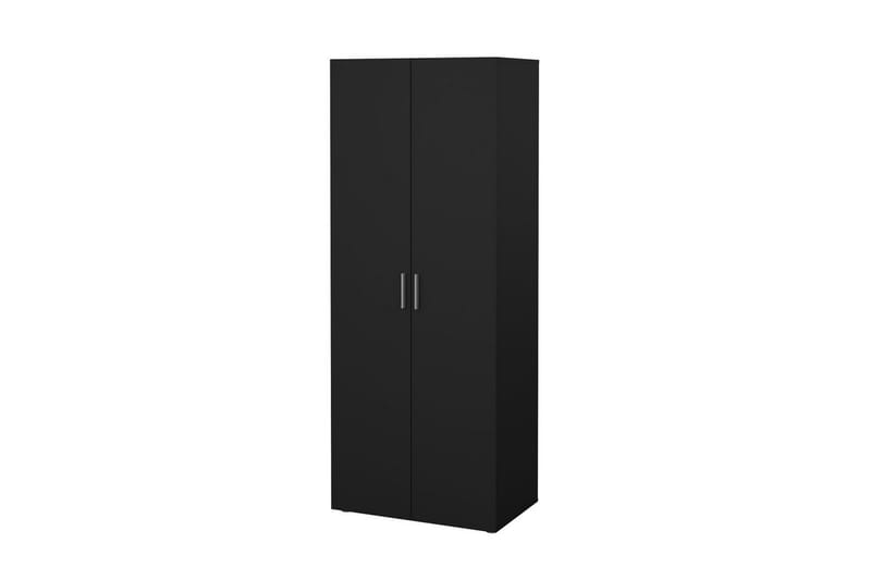 Suntia Garderobe 79x201 cm - Svart - Oppbevaring - Garderober & garderobesystem