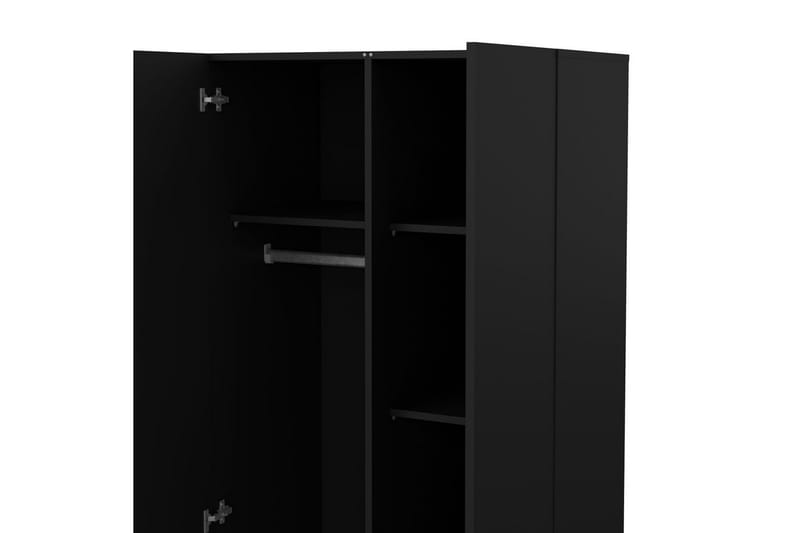 Suntia Garderobe 79x201 cm - Svart - Oppbevaring - Garderober & garderobesystem